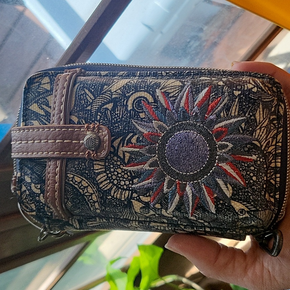 Sacroots Navy Smartphone Wristlet